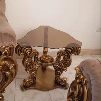 مبل کلاسیک 7نفره و کاناپه 5نفره همراه عسلی و بوفه|مبلمان خانگی و میز عسلی|هشتگرد, فاز ۱ مهستان|دیوار