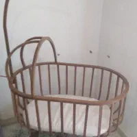 گهواره چوبی ترک و کریر|کالسکه و لوازم جانبی|اهواز, کیانشهر|دیوار