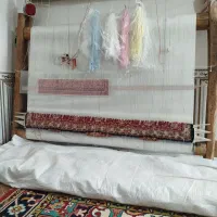فرش خلچه نیمه کاره