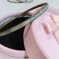 النگوی برنجی صدفی اصل هندی دستساز