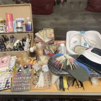 وسایل کاشت ناخن کامل به صورت یکجا|آرایشی، بهداشتی، درمانی|تهران, نارمک|دیوار