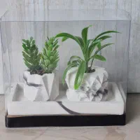 فروش عمده گلدان با گل مصنوعی