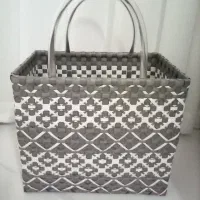 سبد زنبیل باکس درب دار بدون در  زیر انداز حصیری