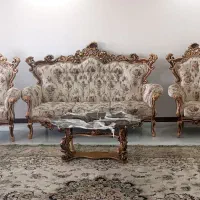 مبل کلاسیک ، سلطنتی 9 نفره، را‌ش،  استیل