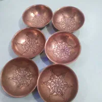 کاسه مسی قدیمی نقش دار