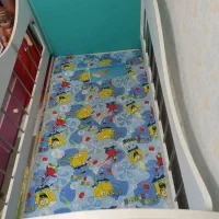 تخت کودک همراه با تشک|تخت و سرویس خواب|رشت, باهنر|دیوار