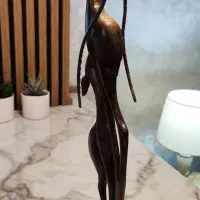 مجسمه چوبی دوغزال|مجسمه، تندیس، ماکت|تهران, جنت‌آباد جنوبی|دیوار