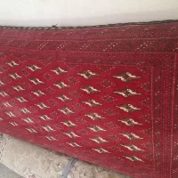پشتی جفت ترکمنی کارکرده  ۱۳۰ در  ۷۰