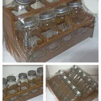 جا ادویه با استند چوبی