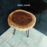 عسلی چوب و رزین  گردو|مبلمان خانگی و میز عسلی|نظرآباد, نظرآباد|دیوار