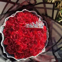 دست گل روبانی(با کمترین قیمت)تحویل فوری