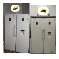 رفع پوسیدگی و تغییر رنگ یخچال لباسشویی|خدمات پیشه و مهارت|سنندج, |دیوار