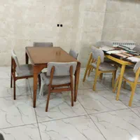 نهارخوری مینیمال،انصارکالا،چوب وارداتی،قرنی۱۲۳|میز و صندلی غذاخوری|یاسوج, |دیوار