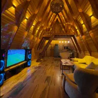 کلبه سوئیسی نوساز نور نزدیک دریا|اجارهٔ کوتاهمدت ویلا و باغ|نور, |دیوار