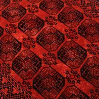 دو عدد فرش ابریشمی ماشینی مدرن کلاسیک رنگ قرمزلاکی|فرش|آمل, |دیوار