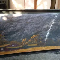 تابلوی نقاشی شده،لامپ دار|تابلو، نقاشی، عکس|نوشهر, |دیوار