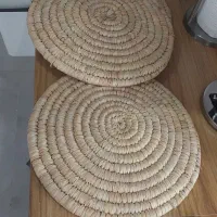 زیر بشقابی حصیری