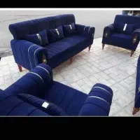 مبلمان راحتی مدل کلاسیک مبلمان ۷ نفره پایه چوبOoii