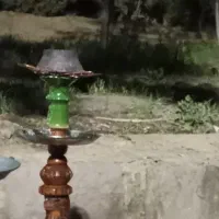 قلیان چوبی در حد نو