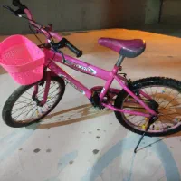 دوچرخه رنگ آبی وصورتی