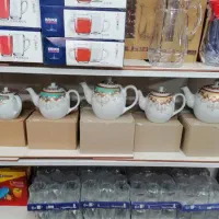 بلور قوری لیوان