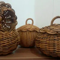 سبد حصیری (لیلی بافت)|صنایع دستی و سایر لوازم تزئینی|شاهرود, |دیوار