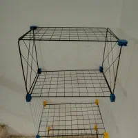 قفسه مشبک 4طبقه طبقه 50سانتی بزرگ فلزی|کتابخانه، شلف، قفسه‌های دیواری|شیراز, شهدای شهرک سعدی|دیوار