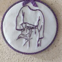 دیوارکوب سوزن دوزی مینیمال