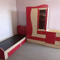 فروش تخت و، کمد و میز نوجوان|تخت و سرویس خواب|صدرا-فارس, فاز ۱|دیوار