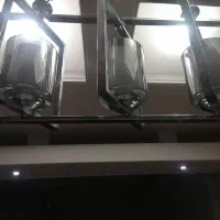 لوستر سه شعله کروم کاملا نو|لوستر و چراغ آویز|تهران, افسریه جنوبی|دیوار