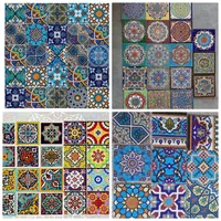 کاشی سنتی گره و اشکال هندسی|مصالح و تجهیزات ساختمان|اصفهان, دهنو|دیوار