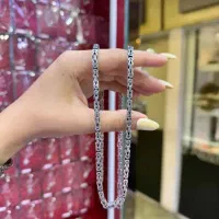 زنجیر نقره کرال ساخت تایلند
