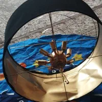 لوستر مخمل گرد اویز دار|لوستر و چراغ آویز|کرمانشاه, |دیوار