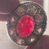 انگشتر جواهری سیترین یاقوت کهنه دستساز معاوضه دارم|جواهرات|اصفهان, طاحونه|دیوار