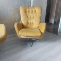 فروش مبل استیل چرخشی تکی|مبلمان خانگی و میز عسلی|تهران, دریان‌نو|دیوار