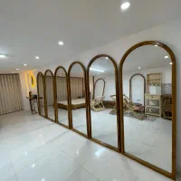 اینه قدی گنبدی چوبی طبیعی (تخفیف ویژه باورنکردنی)