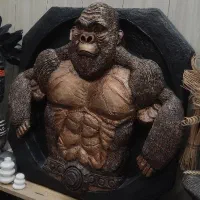 مجسمه گوریل ، پاپیه