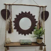 دیوارکوب مکرومه