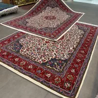 فرش دستباف (بساک)جفت۶م نقشه بیجار بافت ساروق اراک|فرش|مشکین‌دشت, |دیوار