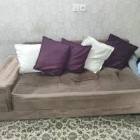 مبل ۷ نفره قهوه ای فوری|مبلمان خانگی و میز عسلی|شهریار, کهنز|دیوار