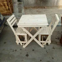 میز وصندلی چوب روس سنتی|میز و صندلی غذاخوری|پرند, فاز ۲|دیوار