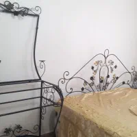 تخت فرفروژه فلزی،زیبا .قیمت فوق العاده|تخت و سرویس خواب|رشت, فلسطین|دیوار