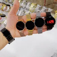 ساعت ال ای دی طرح اپل واچ بند حصیری قفل مگنتی