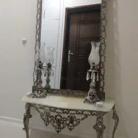 فروش آینه و شمعدان برنزی
