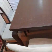 میز ۴ نفره غذاخوری|میز و صندلی غذاخوری|فارسان, |دیوار