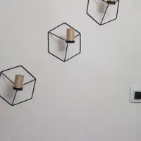 ۳عدد جاشمعی فلزی به رنگ مشکی