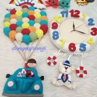 ساعت و آویز اسم کودک