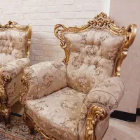 سرویس مبلمان سلطنتی استیل به همراه ناهارخوری|مبلمان خانگی و میز عسلی|تهران, یوسف‌آباد|دیوار