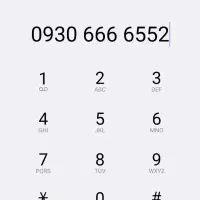 خط ایرانسل 09306666552