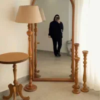 ست آیینه قدی و کنسول چوبی|آینه|تبریز, |دیوار